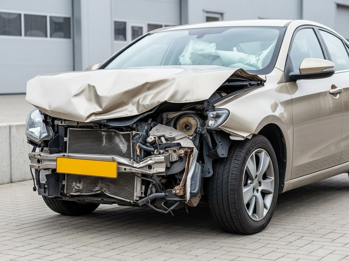 Total loss auto na aanrijding